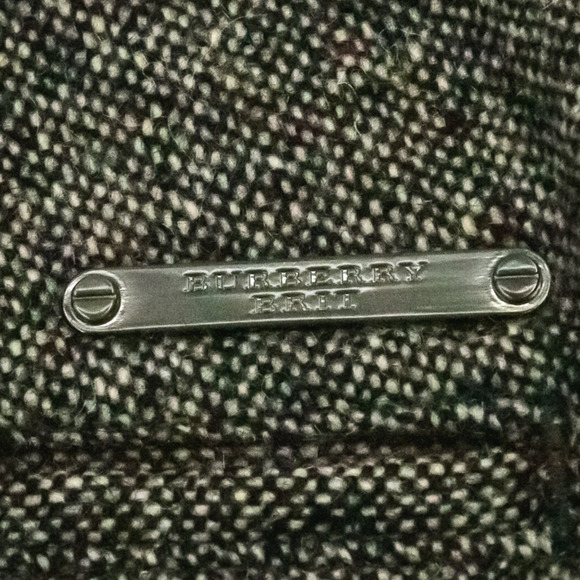 Burberry Brit Men's Size 36 R Tweed Skinny Leg Button Fly Wool Trouser Pants - Picture 3 of 9